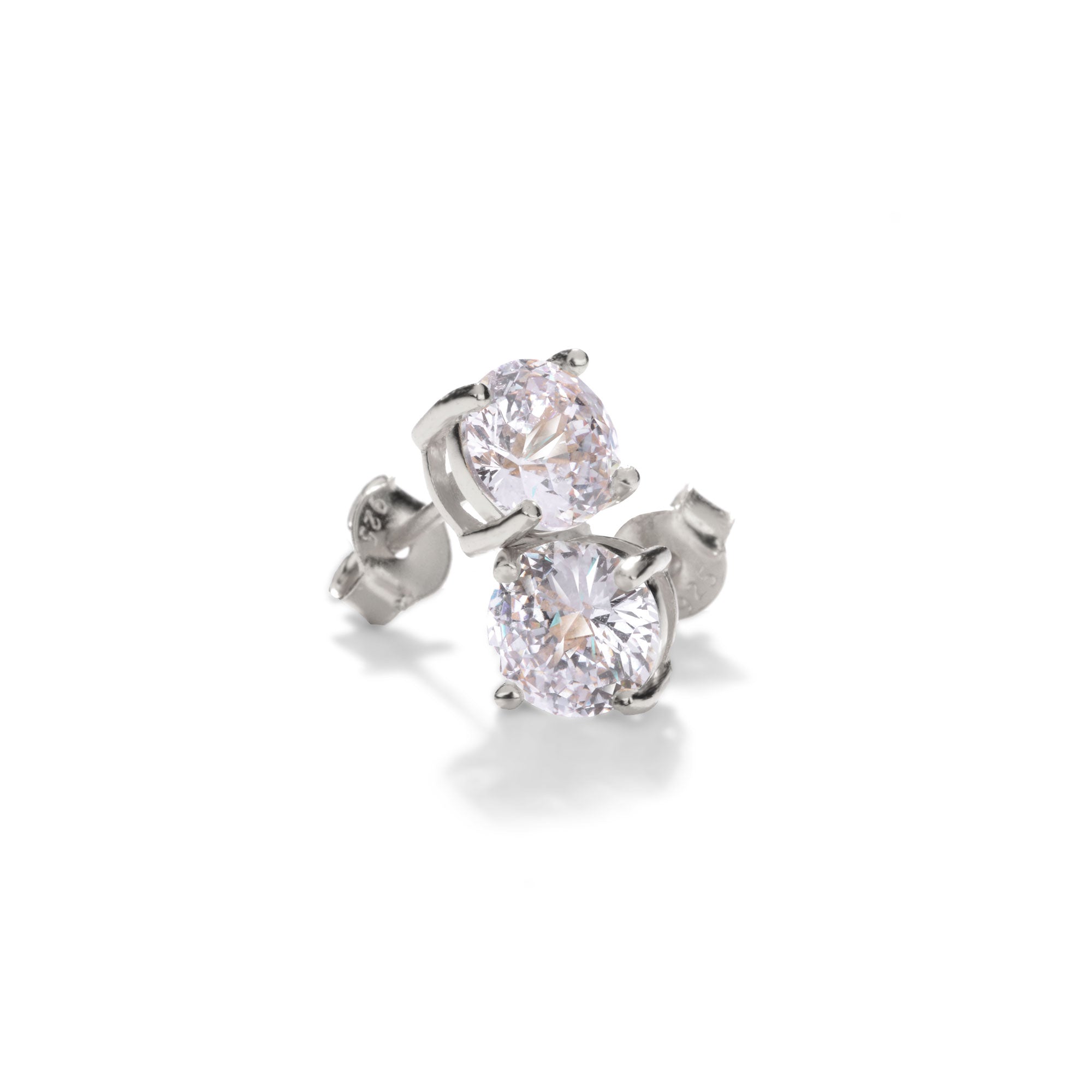 Martini Ice stud earrings - Yellow Gold 1 carat diamond – Chelsea Rocks