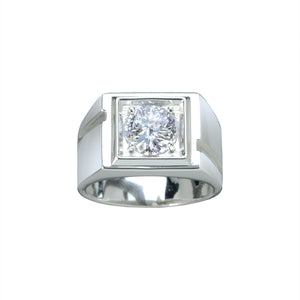 DiamondExcel Men's 2-Carat Ring